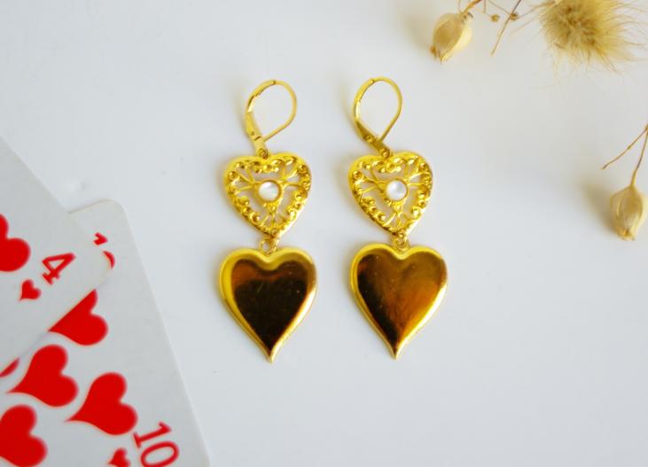 hearts earrings
