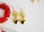 baroque heart earrings