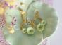 corolla flower earrings
