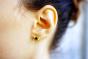 boucles d'oreilles marguerite